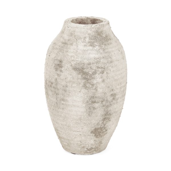Vaso em cerâmica off white M 17659